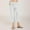 01 White, variant on Weiqiqre Women's Shorts Summer Wide Leg Capris Drawstring Elastic High Waist Cotton Cropped Trousers with Pockets