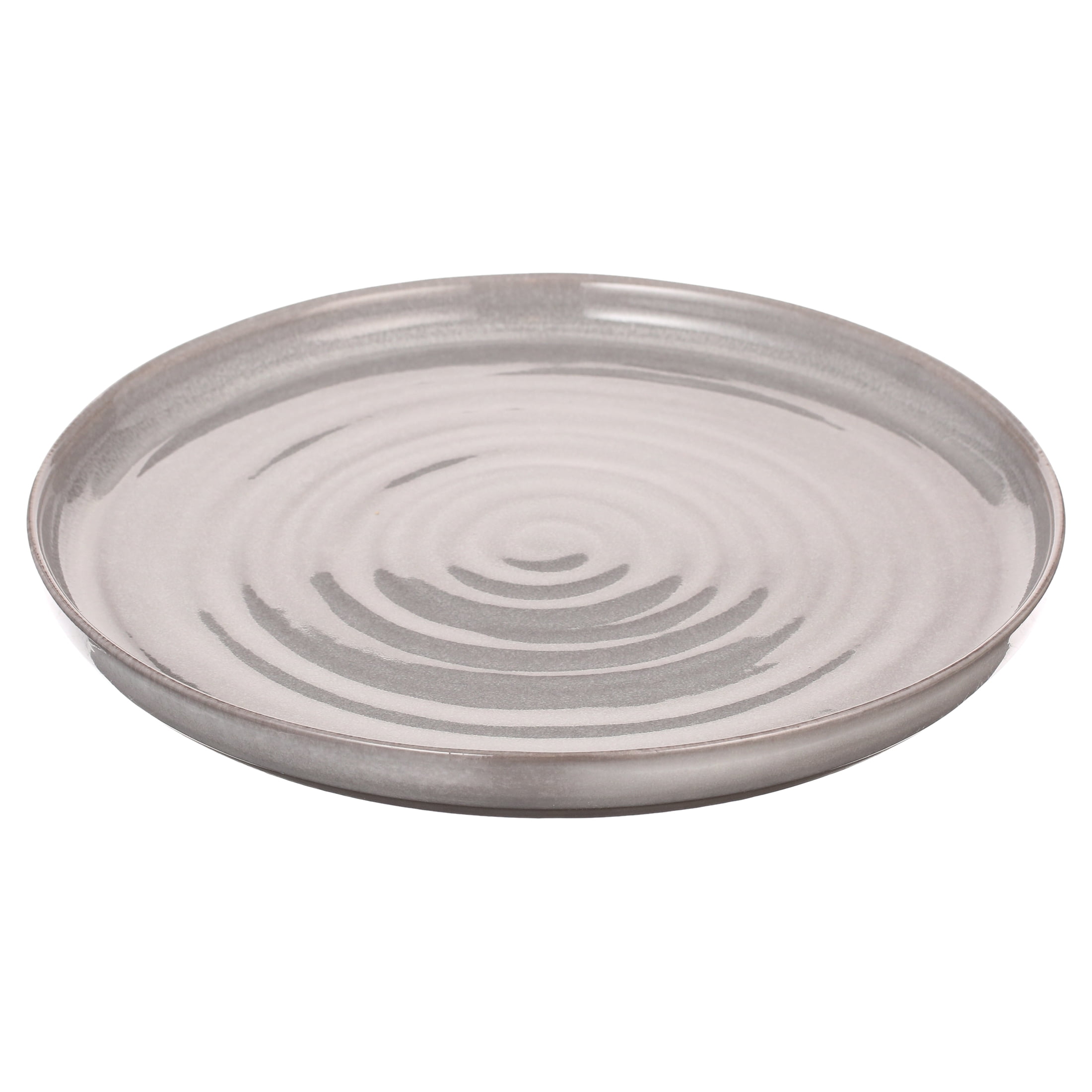 Better Homes & Gardens-Collins Grey Stoneware 12-Piece Dinnerware Set