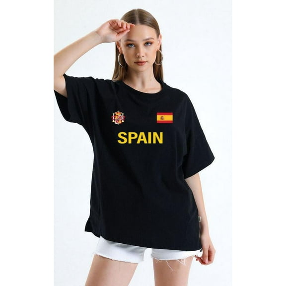 Spain Shirt Espana Flag Jersey Soccer Football World T-Shirt, for men & women, up to size 5XL
