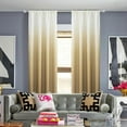 thumbnail image 7 of Dainty Home Ombre Darkening Curtains in Gold - for Bedroom and Living Room - Elevate your Space with this Set of 2 Light-Filtering Drapes, with Rod Pocket Header- 40"W x 84"L - Machine Washable, 7 of 7