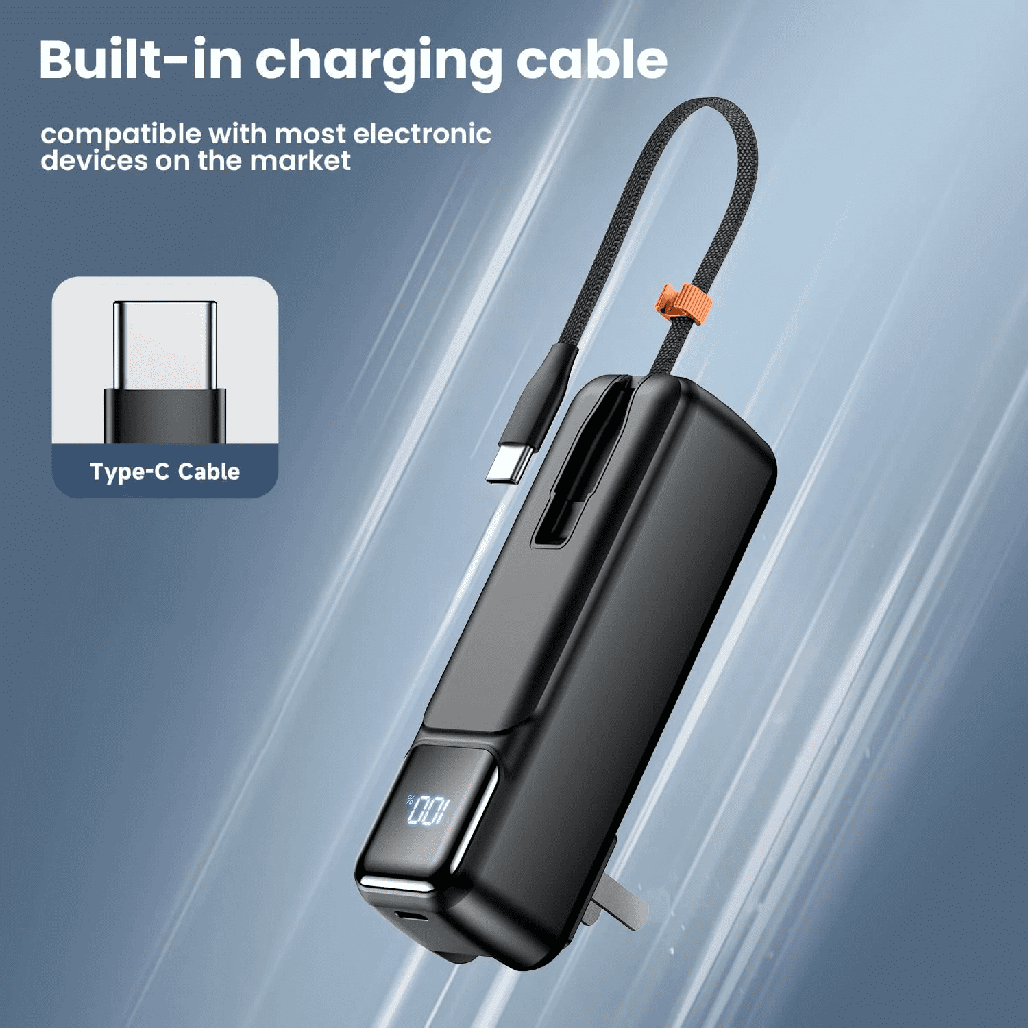 Entronix Mini Power Bank - 5000 mAh USB-C