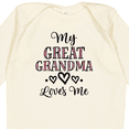 thumbnail image 4 of Inktastic My Great Grandma Loves Me Granddaughter Girls Long Sleeve Baby Bodysuit, 4 of 5