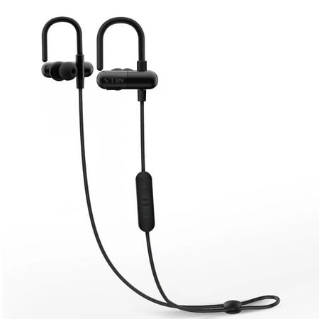 Vtin Bluetooth Earbuds, Sports Wireless Earbuds Designed to Stay in Your Ear - Superb Sound with Quality Mic - Easy Pairing all Android & iPhone (Best Earbuds That Stay In Your Ear)