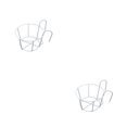 thumbnail image 2 of Soporte para maceta Naiovety 2Conjunto Blanco Tamaño grande 25㎝, 2 of 6