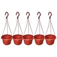 thumbnail image 2 of Cateissary Cesta colgante de 5 paquetes/lote para ahorro de agua y resistencia a la sequía para una amplia aplicación Jardín y Patio conjunto rojo, 2 of 6