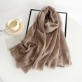 thumbnail image 7 of Scarfs for Women Fall Fashion Mens Scarf Fitness Neck Warmer Cotton Gifts for Women Soft Women's Scarves Khaki, 7 of 7