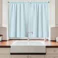 thumbnail image 2 of Ambesonne Anchor Kitchen Curtains, Chains Sailing Cartoon, 55"x39", Pale Blue White, 2 of 3
