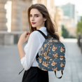 thumbnail image 6 of JIALIOU Mini Backpack Purse for Women Quilted Casual Daypack Small Travel Shoulder Bag, Corgi Dog and Planet, 6 of 7