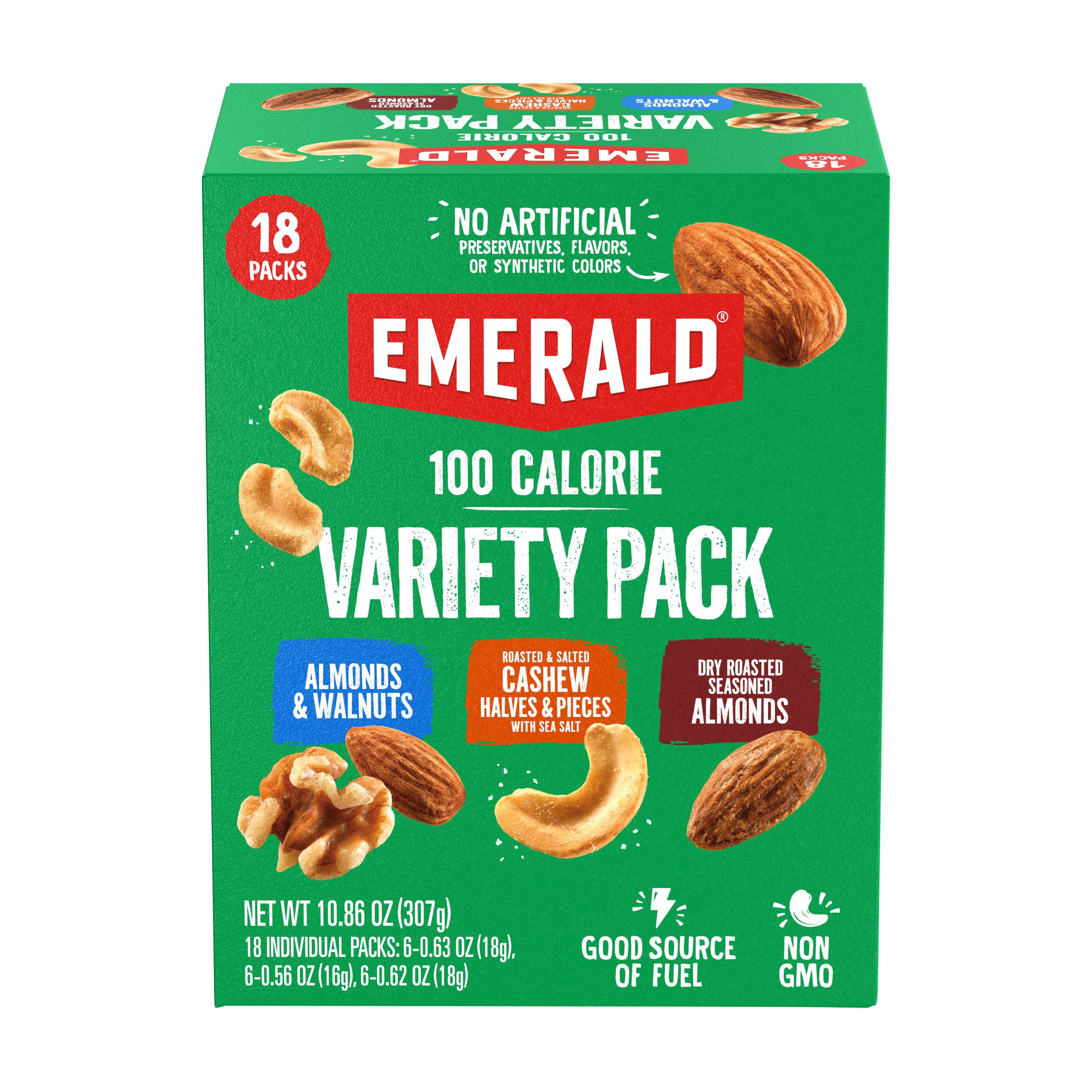 Emerald Nuts Deluxe Mix | Roasted, Salted Almonds, Cashews