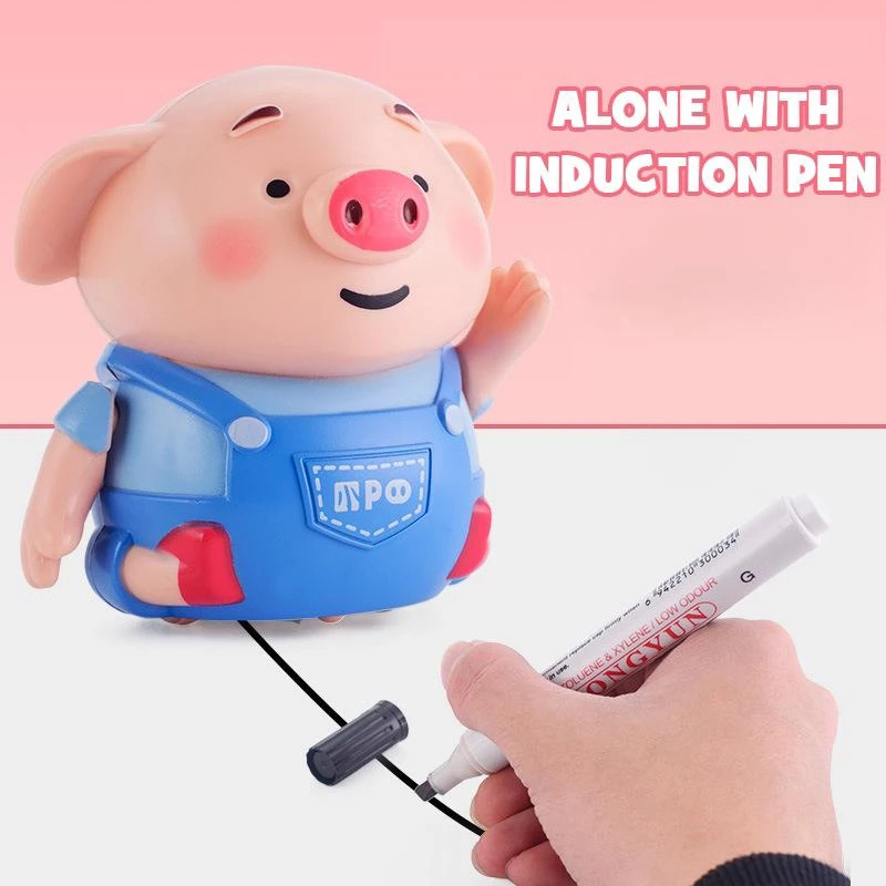 Educational Pen Inductive Toy Pig 