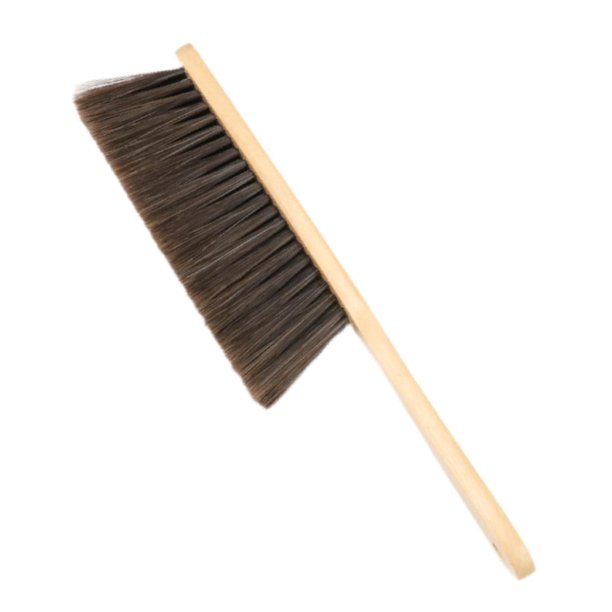 Cepillo de cama, cepillo para polvo, escoba de mano, cepillo de limpieza para alfombras, sofás, muebles de dormitorio Gris