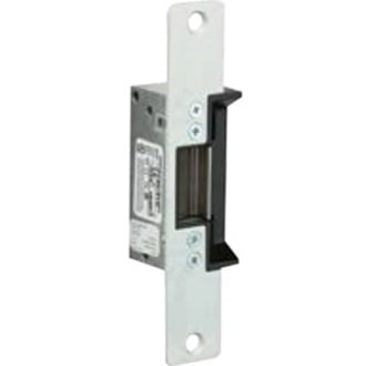 Electric Door Strike, Bronze, Satin Aluminum, For Use With: Cylindrical Locksets with Deadlatches