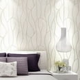 thumbnail image 5 of Background Wallpaper Room Decoration 53cm Wall Stickers Thickened Bedroom Curve Stripes Moisture-proof Non-woven European Modern, 5 of 9