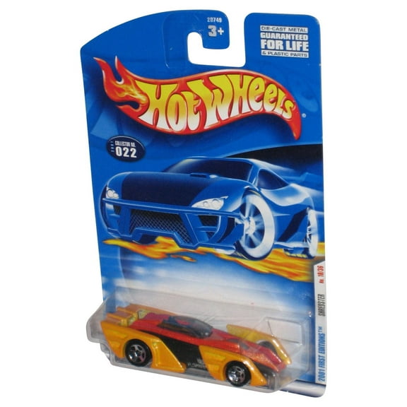 Hot Wheels 2001 First Editions 10/36 (2000) Yellow Shredster Toy Car #022