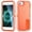 Clear+Orange, variant on Feishell Case for iPhone 7/8/SE 2020/SE 2022 4.7 inch,Heavy Duty 3 Layer Military Protection with Hidden Kickstand Shock Resistant Armor Hybrid Bumper Rugged Rubber Phone Cover,Gray+Green