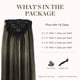 thumbnail image 2 of Extensiones de pelo con clip GOO GOO, cabello humano real, 40 cm, 120 g, 2 of 9