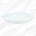 thumbnail image 3 of Plato de goteo redondo de plástico Uxcell de 9.5" para macetas, blanco perla, 3 of 7