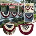Liaosiiii Bunting Flags Outdoor,Pleated Fan Flag Memorial Day