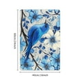 thumbnail image 2 of Autua Blue Bird Flowers Fast Absorption Home Bath Rug Mat 24x16in, 2 of 5