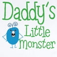 thumbnail image 2 of CafePress - Daddy's Little Monster Body Suit - Baby Light Bodysuit, Size Newborn - 24 Months, 2 of 4