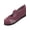 Purple, variant on Dlongli Women's Ballet Shoes Comfortable Slip on Round Toe Flat Casual Shoes for Walking Driving Dressy