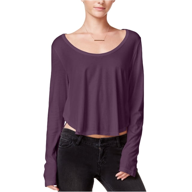 Chelsea Sky - Blusa asimétrica para mujer, color morado, pequeña