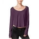 thumbnail image 1 of Chelsea Sky - Blusa asimétrica para mujer, color morado, pequeña, 1 of 2