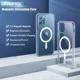 thumbnail image 2 of Funda magnética inalámbrica de lujo para funda Magsafe para iPhone 11 12 13 15 14 Pro Max Mini 7 8 Plus Xr XsMax X Fundas acrílicas transparentes Nuevas, 2 of 5