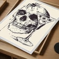 thumbnail image 5 of Skull Martini Print, Halloween Bar Cart Decor, Trendy Halloween Wall Art, Spooky Season Cocktail Print, Home Decor Poster, 5 of 7