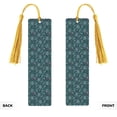 thumbnail image 2 of Kdxio Vintage Floral Print Metal Tassel Bookmarks,Perfect Gift for Art Lovers and Bookworms Metal Bookmarks for Women, 2 of 8