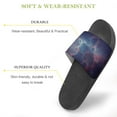 thumbnail image 3 of GZHJMY Stylish Slides for Women Men, Universe Filled with Stars Nebula and Galaxy Soft Flexible Slip-on Sandals Slippers, 3 of 7