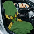thumbnail image 3 of XYZCANDO Butterfly Green Sweatproof Towel Car Seat Cover, Non Slip Easy Install Sweat Washable Towel Seats Cover for Cars Trucks SUVs, 3 of 11