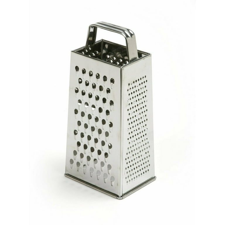Zekpro Cheese Grater, 4-Sided Stainless Steel Box Grater, Foods Shredders,, Black