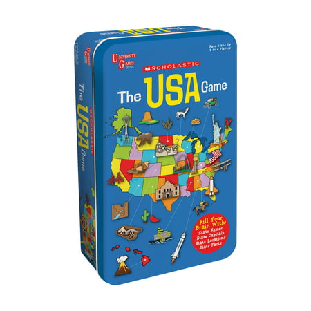 University Games Scholastic The USA Game Tin