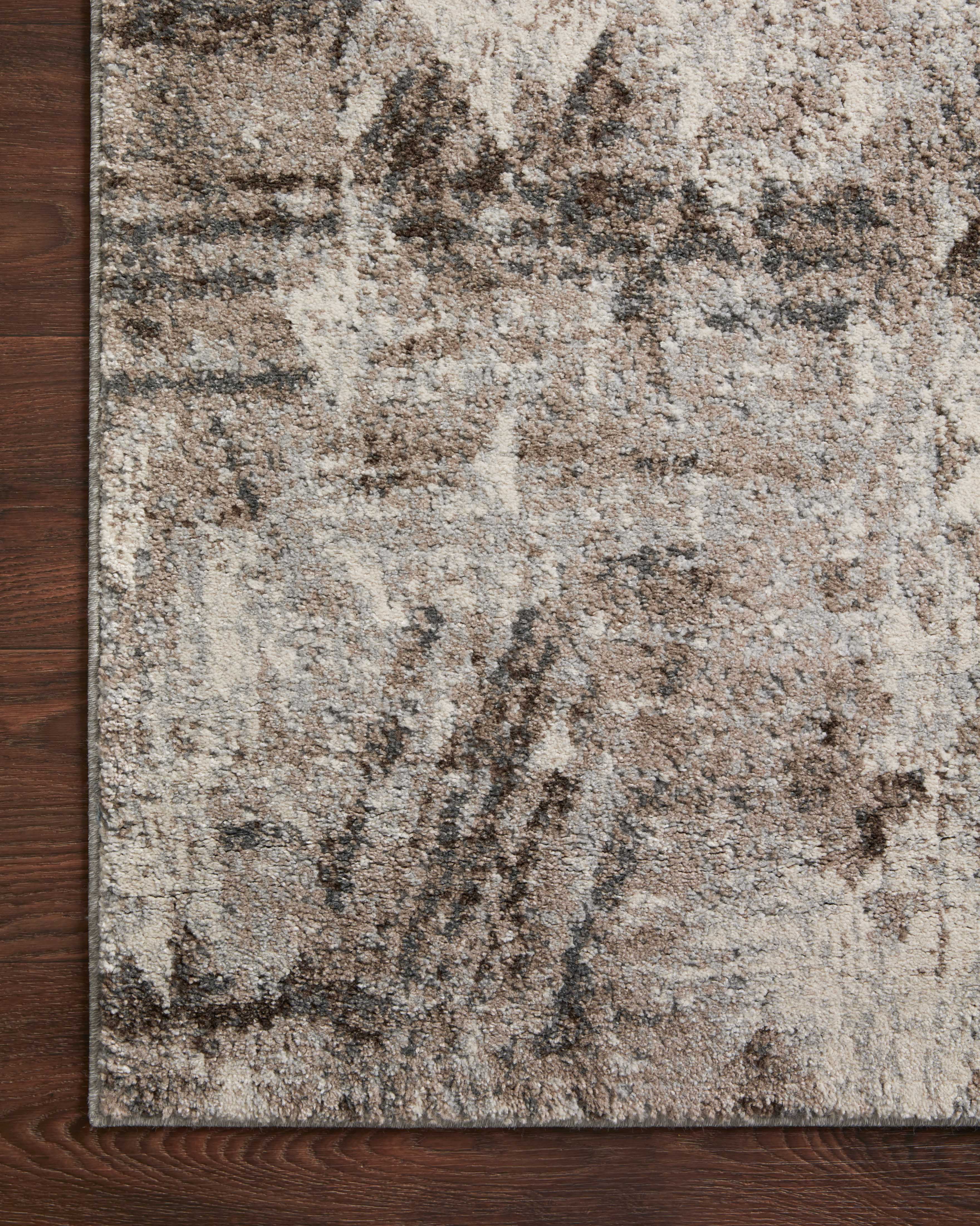 Loloi Austen AUS-03 Abstract Natural / Mocha Area Rug 2'-0" x 3'-0"