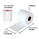 thumbnail image 2 of Rollos de papel térmico para caja registradora POS 3 1/8" x 230' HECHO EN EE. UU. - (paquete de 32), 2 of 5