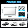 thumbnail image 2 of Yazoeia Pare-Soleil de Fenêtre de Voiture, 2 Pcs Rideaux de Pare-Brise avant et Arrière pour Auto avec Aimant, Protection contre les Rayons UV et Blocage de la Chaleur Solaire, Couvre-Fenêtres de Voiture, Pare-Soleil Universels d'Intimité pour Voitures CJC912-114793, 2 of 6