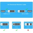thumbnail image 4 of 10Ft DVI-D Dual link 24+1 male to HDMI male M/M Cable for PC, Laptop and TV, 4 of 5