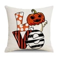 thumbnail image 2 of Pandiboks Decorative Pillow Covers 18x18in Halloween Couch Pillow Covers Multicolor Square Linen Fall for Family Room、Patio, 2 of 6