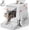 Silver, variant on Small Stainless Steel Litter Box with Lid for Kitty, Metal Enclosed Cat Litter Box for Small Cats, Kitten Cat Box with High Sided Enclosure & Scoop, Odor Free, Anti-Leakage, Grey