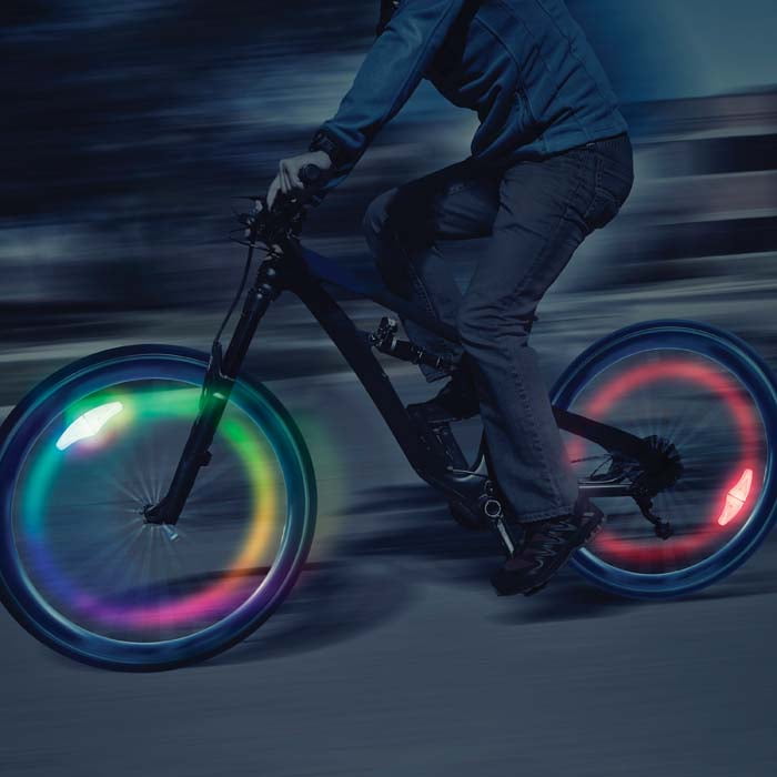 Nite Ize See'Em LED Mini Spoke Lights Assorted 4-Pack Bike Safety Light Bicycle 