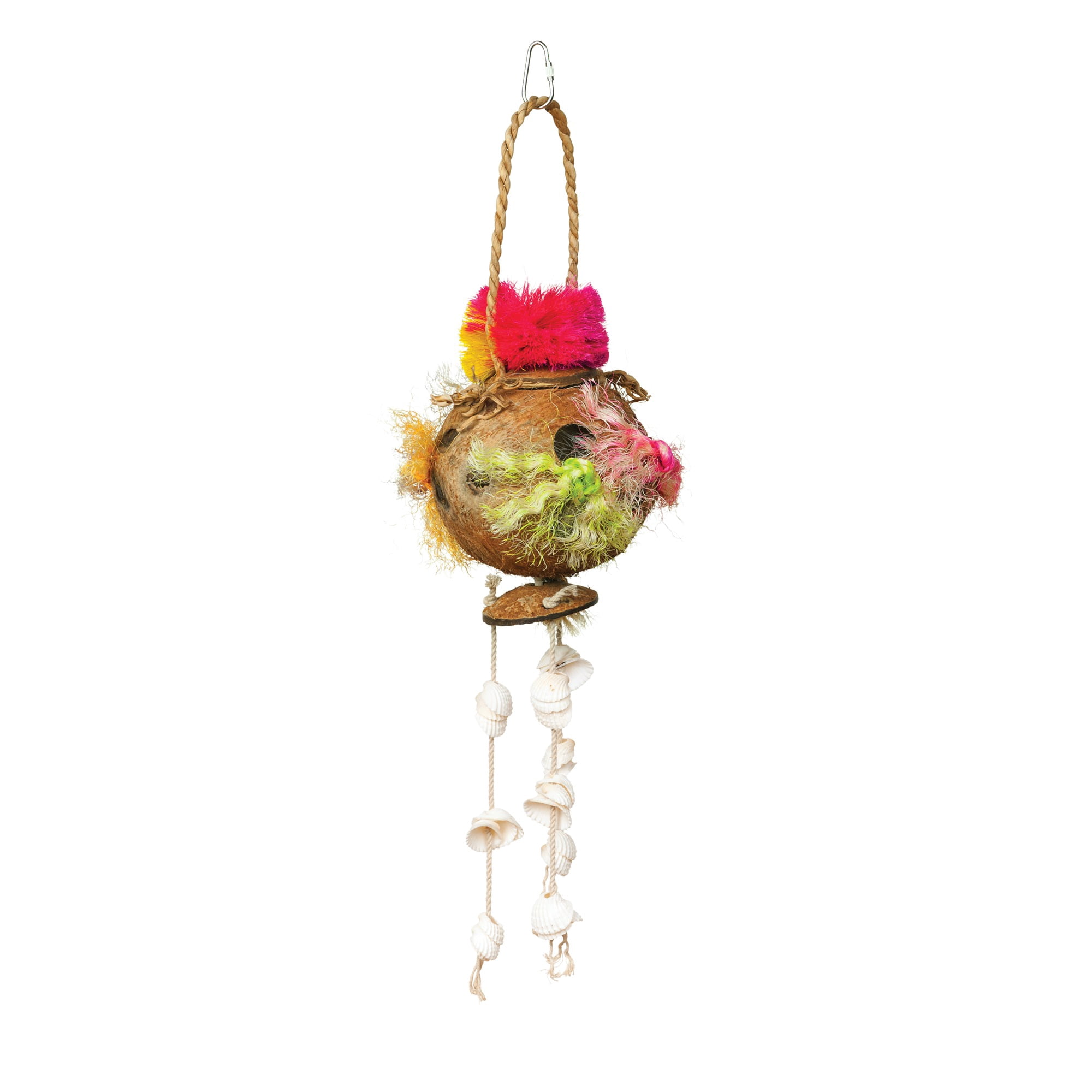 Prevue Pet Products Coconut Fun Playfuls Forage & Engage Bird Toy 62509