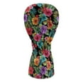 thumbnail image 2 of Yuyamidu Colorful Hibiscus Golf Club Head Covers for Driver Fairway Woods Headcovers Tropical Golf Club Covers PU Leather Golf Club Headcover, 2 of 7