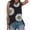 Black, variant on Summer Casual Women's Tank Top Graphic O-Neck Sleeveless Blouse for Daily Wear Lightweight Knit Sleeveless Top Print Tee Black XXL