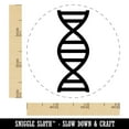 thumbnail image 2 of DNA Molecule Double Helix Science Symbol Rubber Stamp for Scrapbooking Crafting Stamping - Small 3/4 Inch, 2 of 7