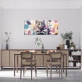 thumbnail image 3 of Erosebridal Gamer 3 Piece Canvas Wall Art 12"x16"x3pcs Gaming Office Wall Decorations Artwork Posters Modern Game Console Controller Bathroom Wall Art Joystick Room Decor Beige Purple, 3 of 5