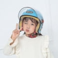 thumbnail image 4 of Casco de moda para niños, casco de motocicleta, Scooter, casco protector para niño y niña, 4 of 5