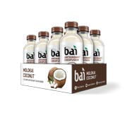 Bai Coconut Flavored Water, Molokai Coconut, Antioxidant Infused Drinks, 18 Fluid Ounce