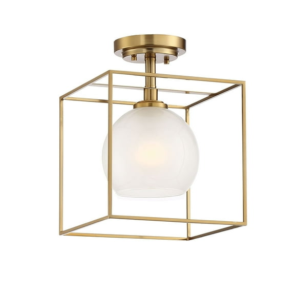 Designers Fountain - One Light Semi-Flush Mount - Cowen - 1 Light Semi-Flush