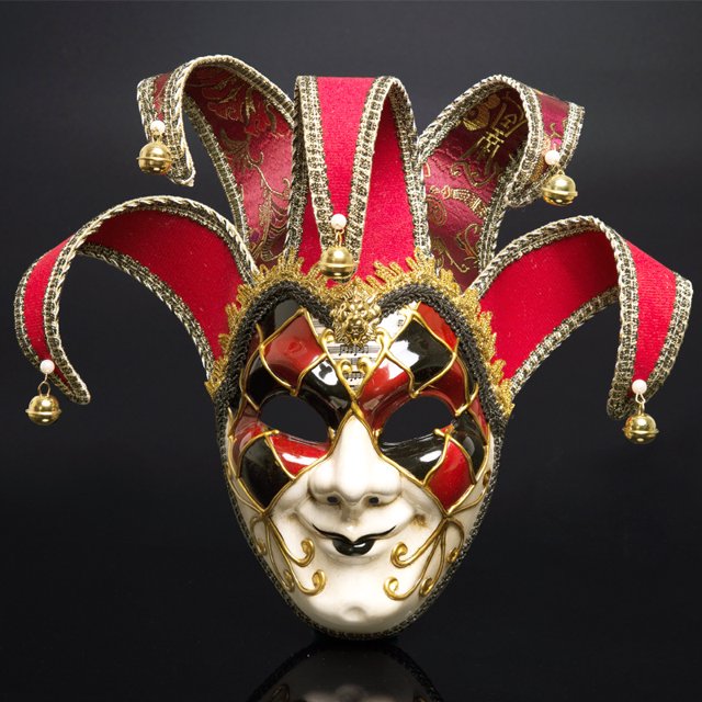 Máscara de mascarada para fiesta, máscara vintage de Venecia, decoración de pared